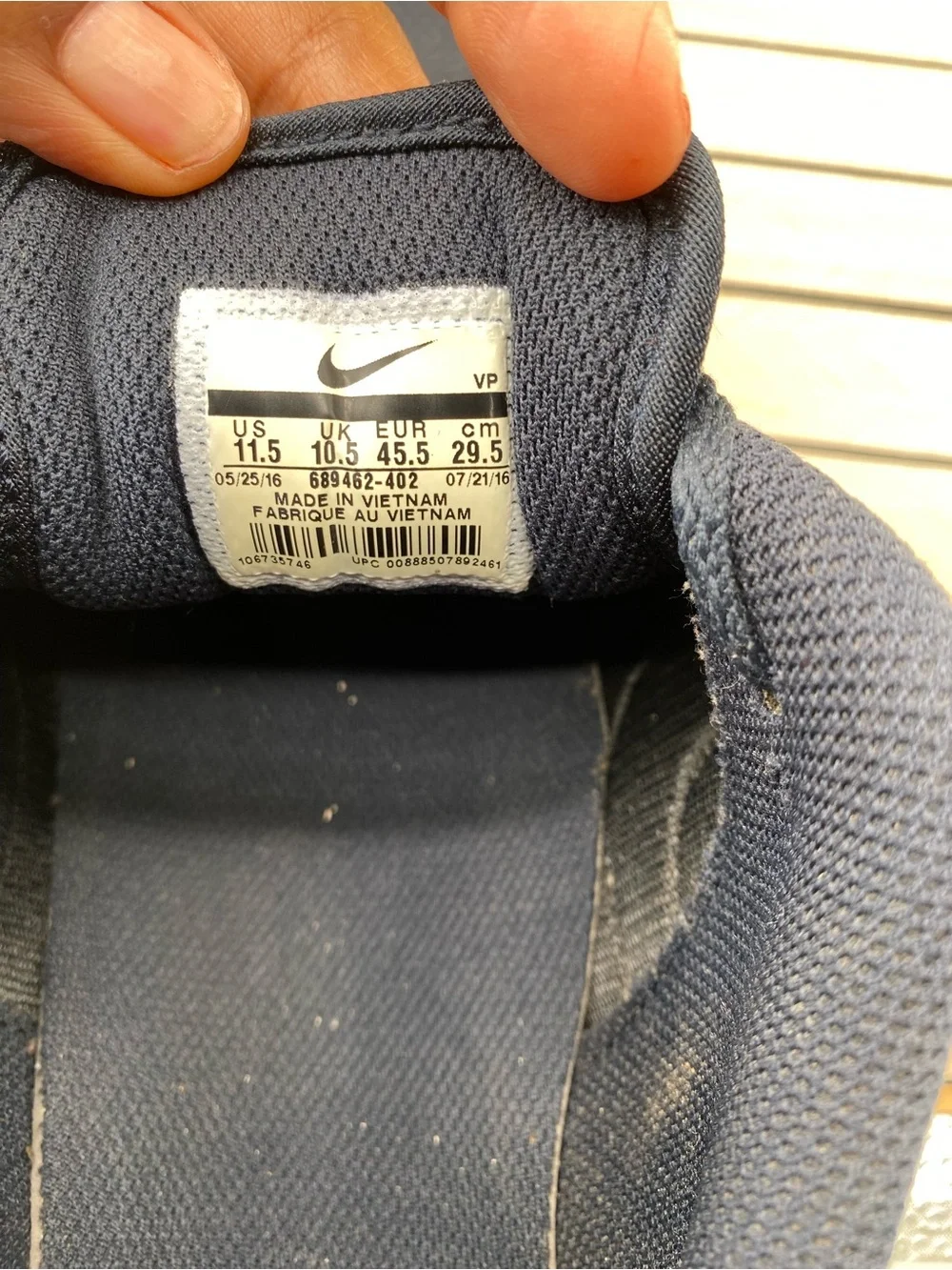 Nike AIR PEGASUS '89 TXT Lifestyle Shoes- Dark Obsidian Athletic Sneakers